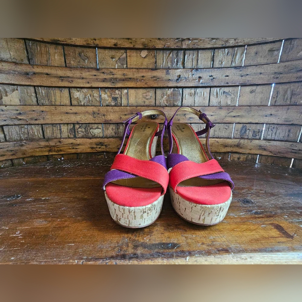 Kate Spade New York Wedge Sandal Size 10 - Picture 7 of 11